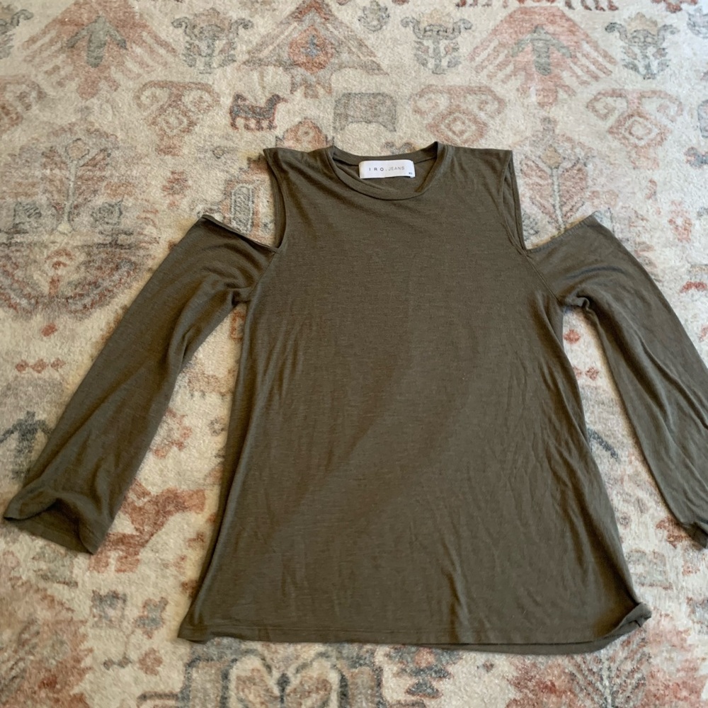 IRO Jeans Cold Shoulder Top